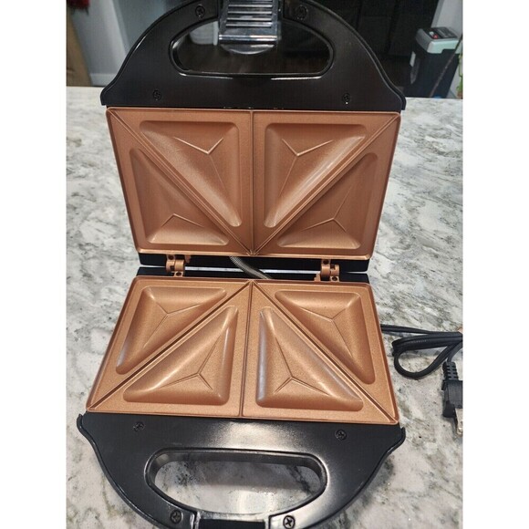 Gotham Steel Dual Electric Sandwich Maker and Panini Grill Non-Stick Model 2108 - Picture 3 of 4